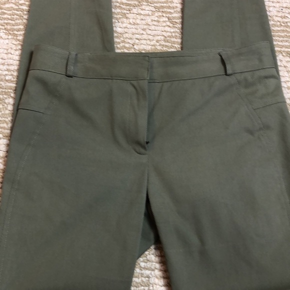 Veronica Beard Blossom Pointe Biker Olive Pants Size 2 Utility Cargo Fall Edgy - Picture 10 of 10